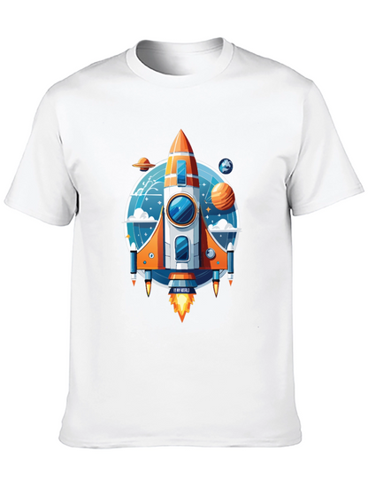 Rocket Ship Graphic T-Shirt
