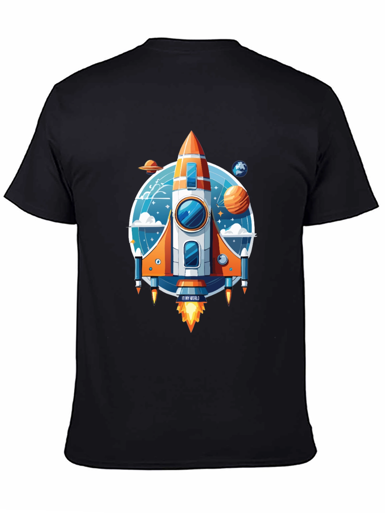 Rocket Ship Graphic T-Shirt