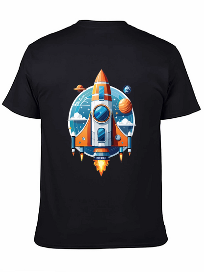 Rocket Ship Graphic T-Shirt
