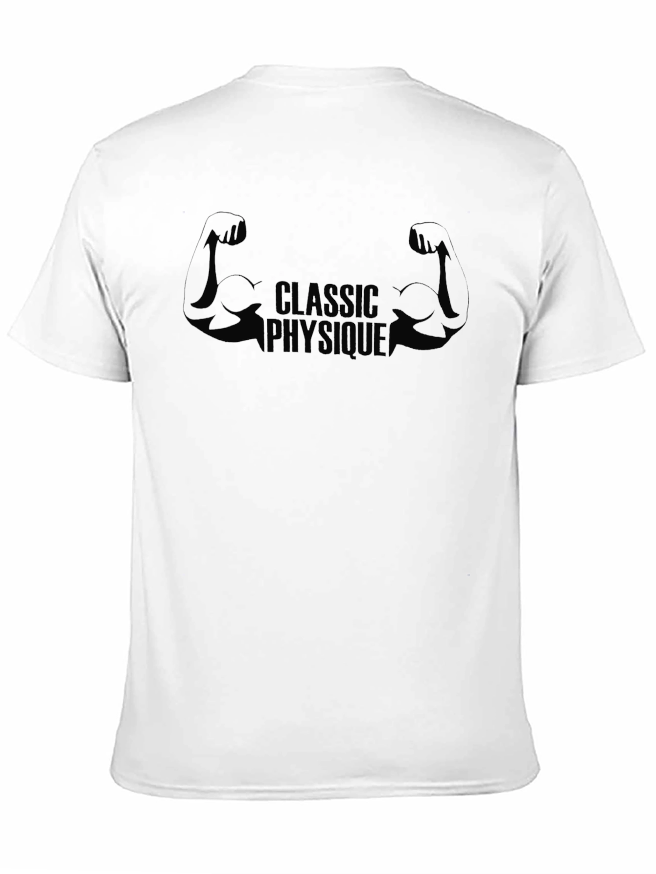 Classic Physique Black Tee | Gym Muscle Shirt