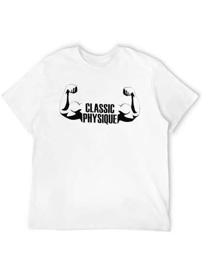 Classic Physique Black Tee | Gym Muscle Shirt