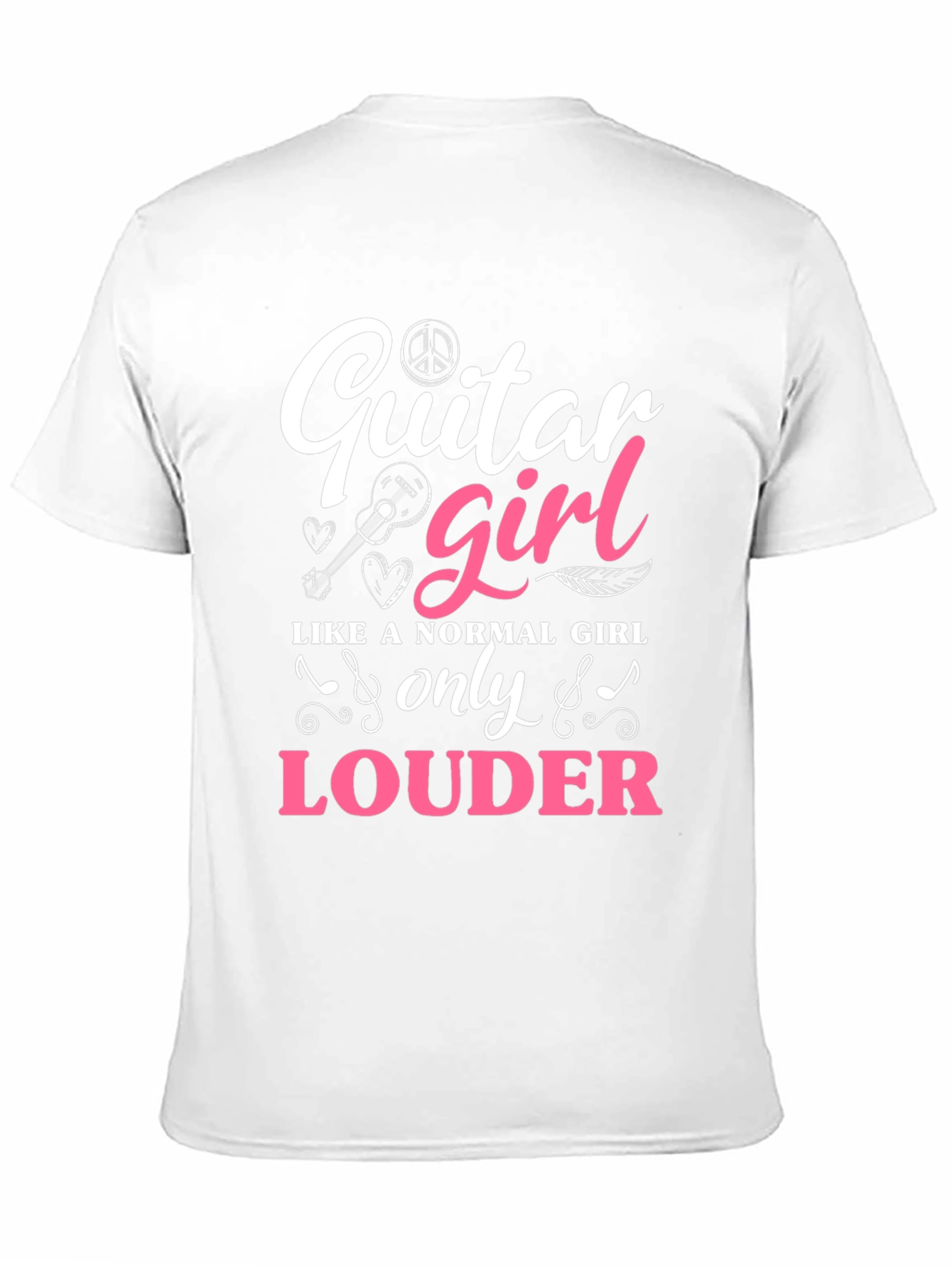 Guitar Girl T-Shirt - Loud & Proud Musician Tee