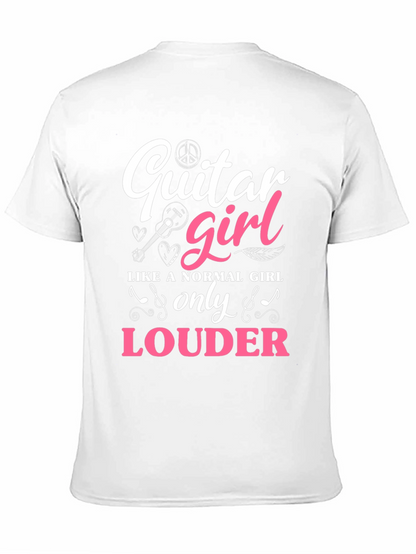 Guitar Girl T-Shirt - Loud & Proud Musician Tee