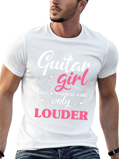 Guitar Girl T-Shirt - Loud & Proud Musician Tee