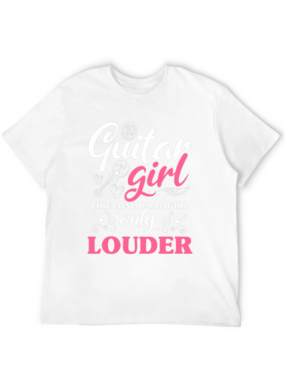 Guitar Girl T-Shirt - Loud & Proud Musician Tee