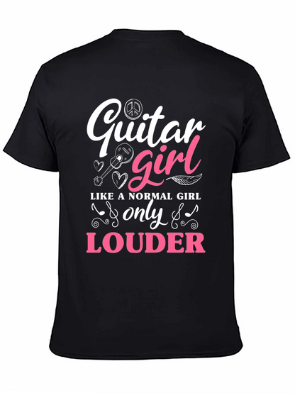 Guitar Girl T-Shirt - Loud & Proud Musician Tee