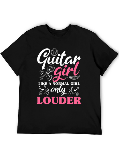 Guitar Girl T-Shirt - Loud & Proud Musician Tee