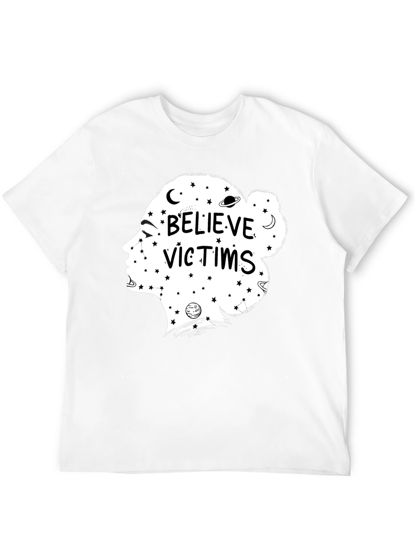 Believe Victims Graphic Tee - Unisex Black T-Shirt