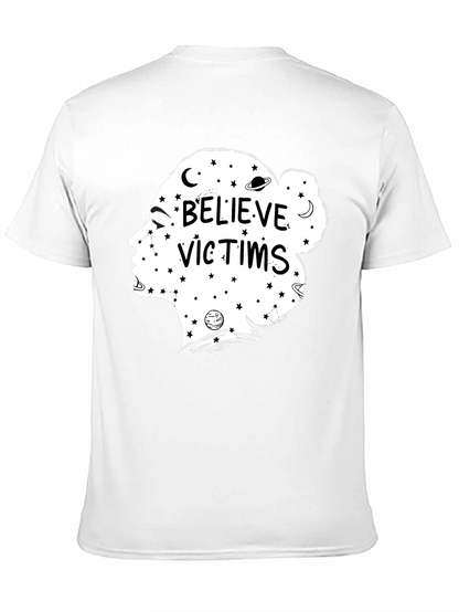 Believe Victims Graphic Tee - Unisex Black T-Shirt
