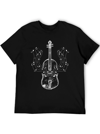 Musical Violin Graphic T-Shirt