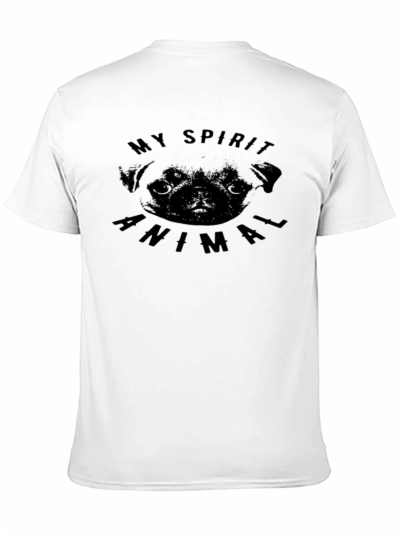 My Spirit Animal Pug Graphic Tee