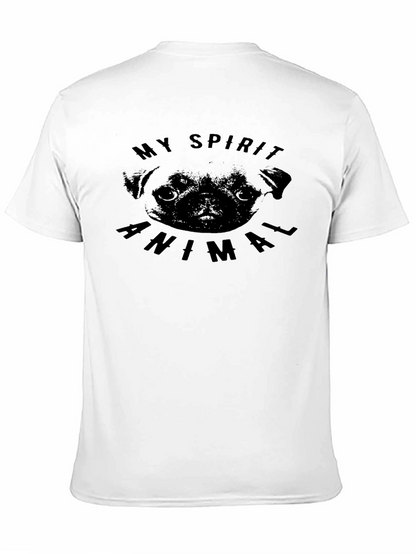 My Spirit Animal Pug Graphic Tee