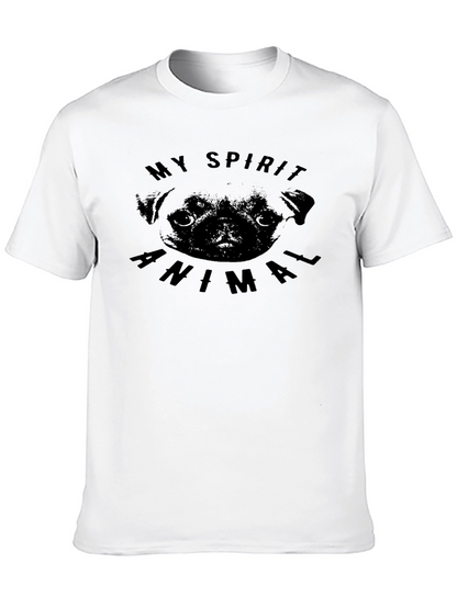 My Spirit Animal Pug Graphic Tee