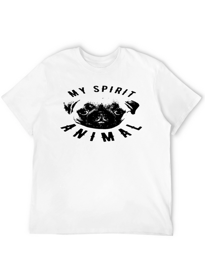 My Spirit Animal Pug Graphic Tee