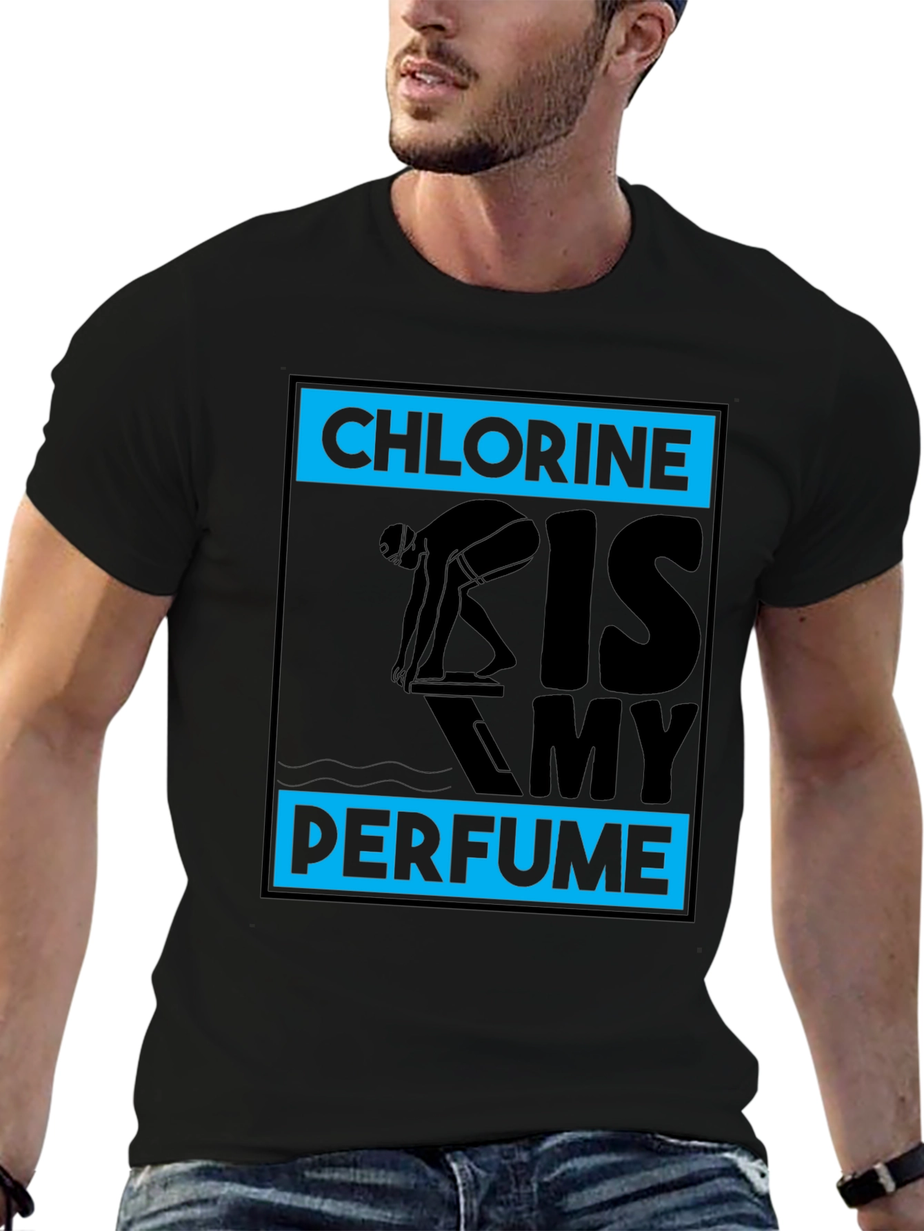 Chlorine Is My Perfume Swimmer T-Shirt