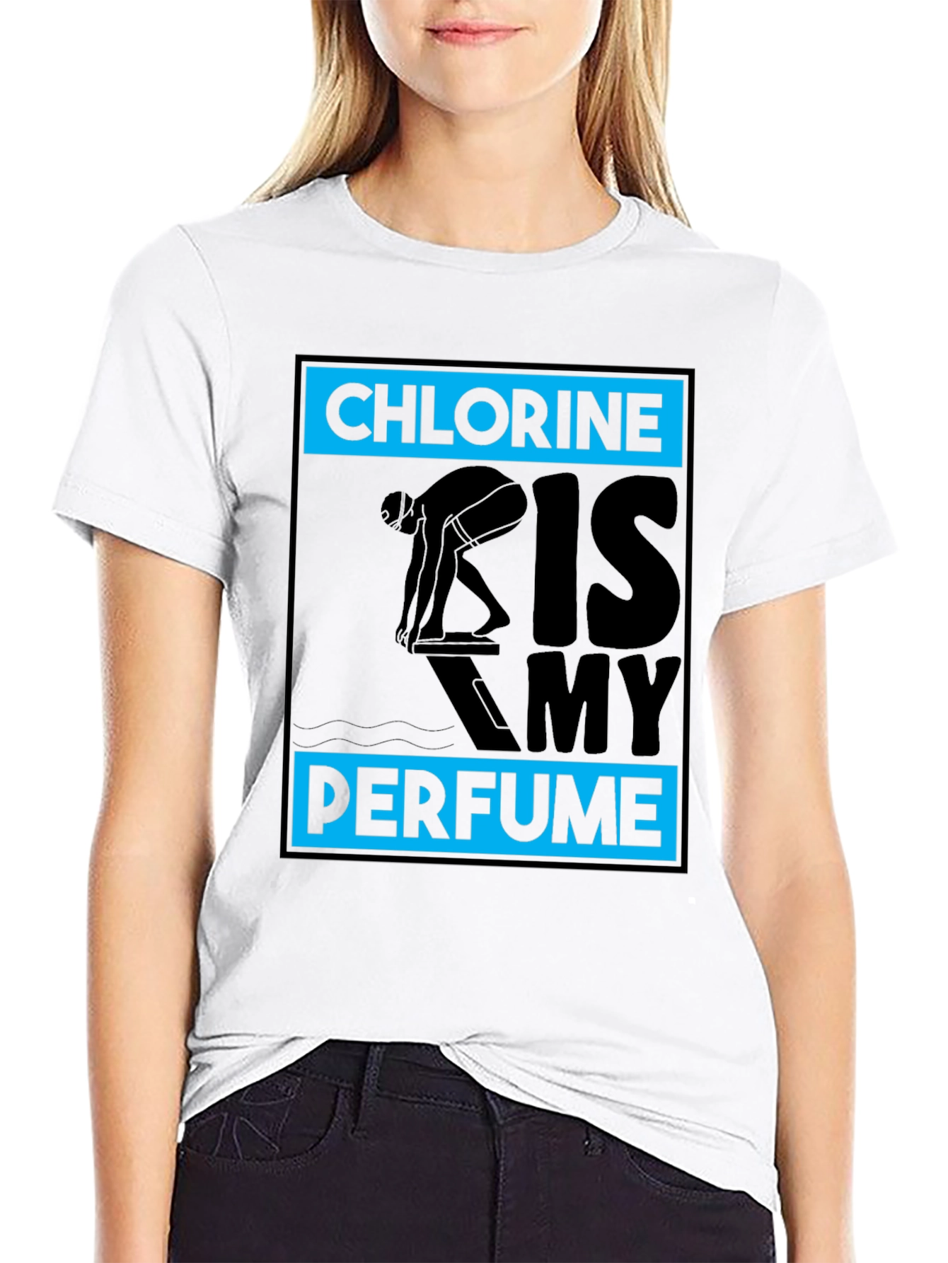 Chlorine Is My Perfume Swimmer T-Shirt