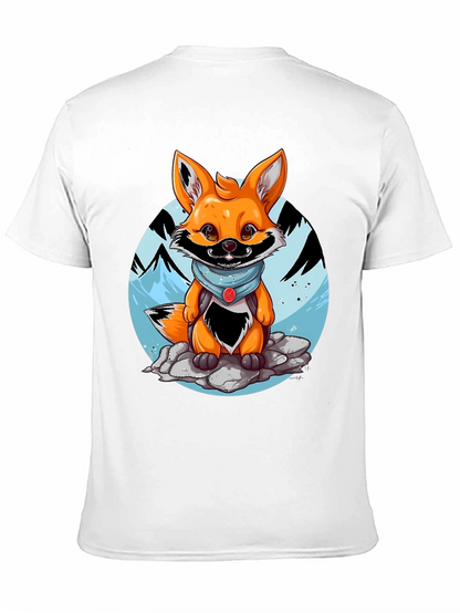 Cartoon Fox Graphic Tee - Adventure Ready!