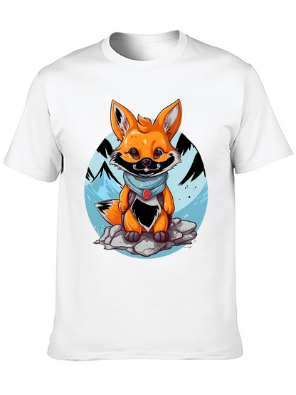 Cartoon Fox Graphic Tee - Adventure Ready!
