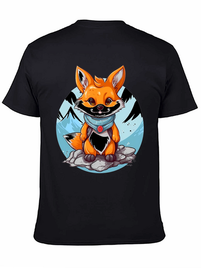 Cartoon Fox Graphic Tee - Adventure Ready!