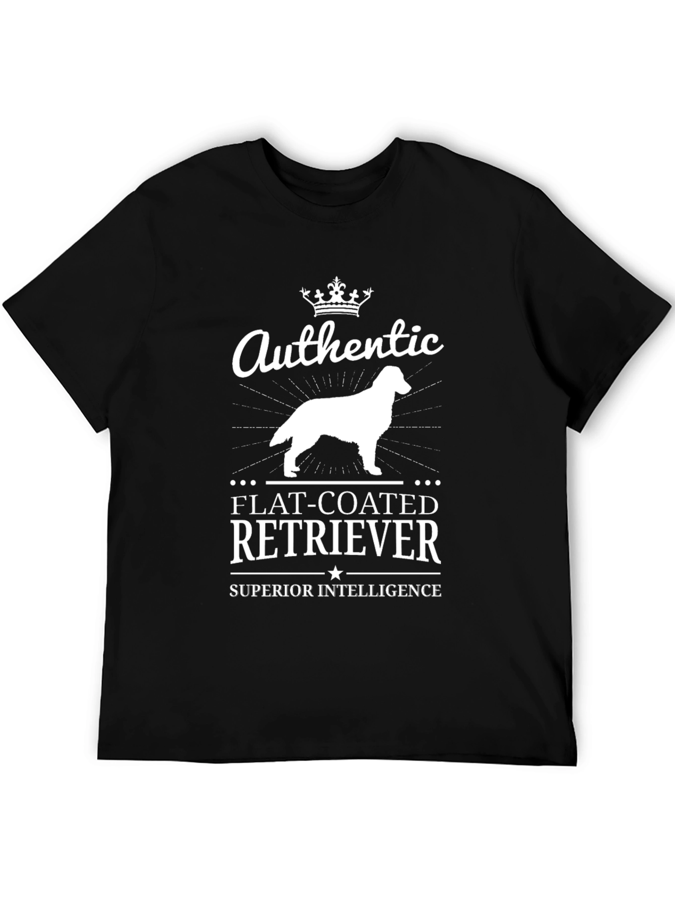 Authentic Flat-Coated Retriever Superior Intelligence T-Shirt