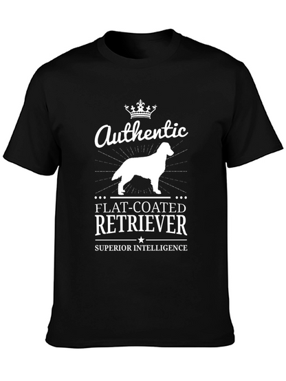Authentic Flat-Coated Retriever Superior Intelligence T-Shirt