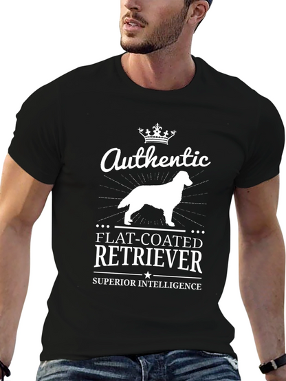 Authentic Flat-Coated Retriever Superior Intelligence T-Shirt