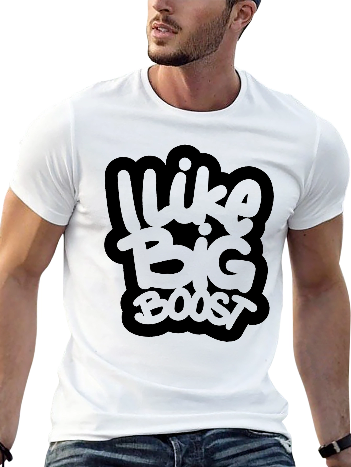 I Like Big Boost Black T-Shirt