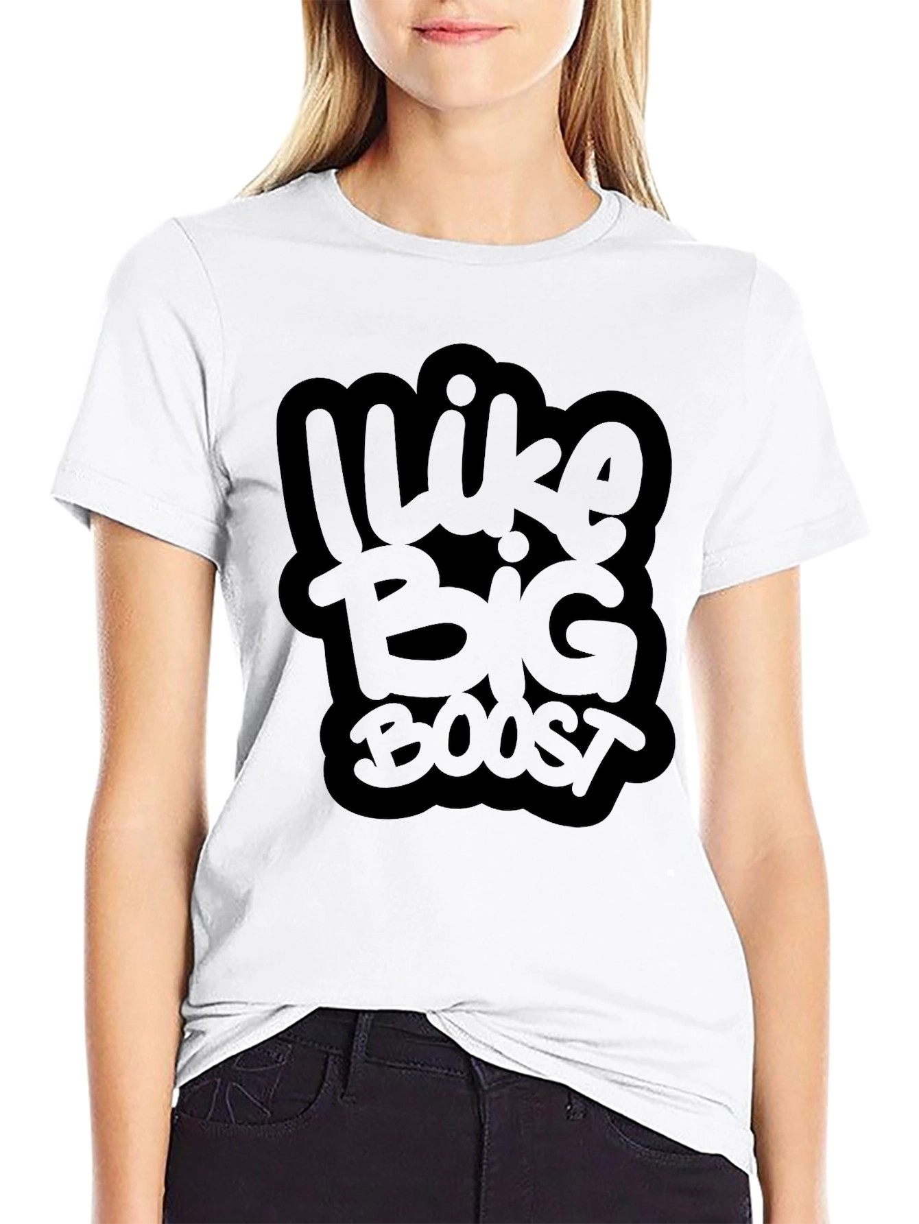 I Like Big Boost Black T-Shirt