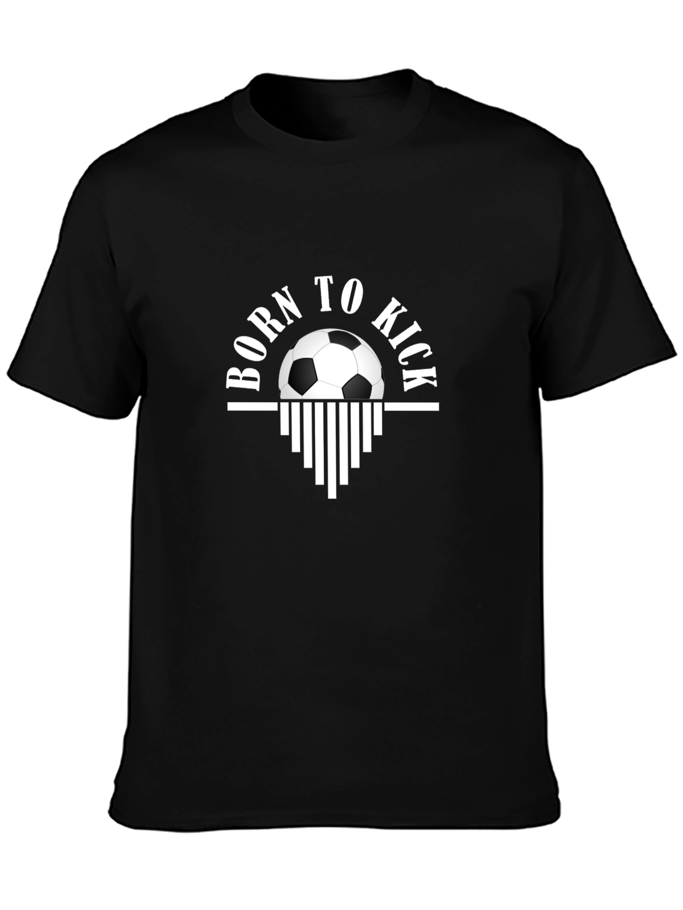 Born to Kick Soccer T-Shirt - Black