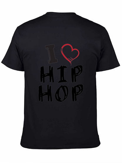 I Heart Hip Hop Graphic T-Shirt - Casual Wear