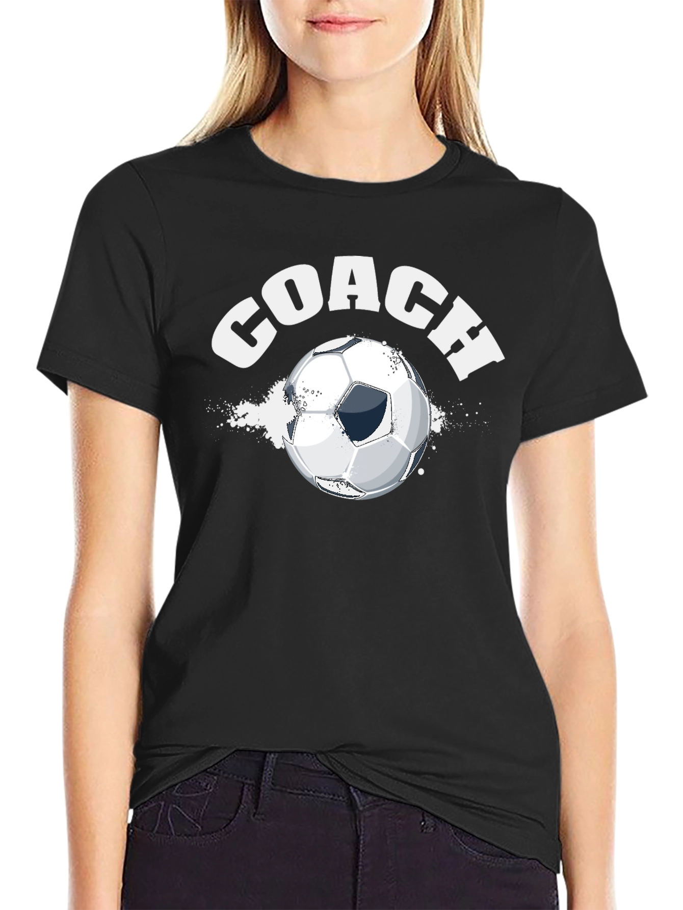 Coach Soccer Ball Graphic T-Shirt