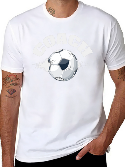 Coach Soccer Ball Graphic T-Shirt