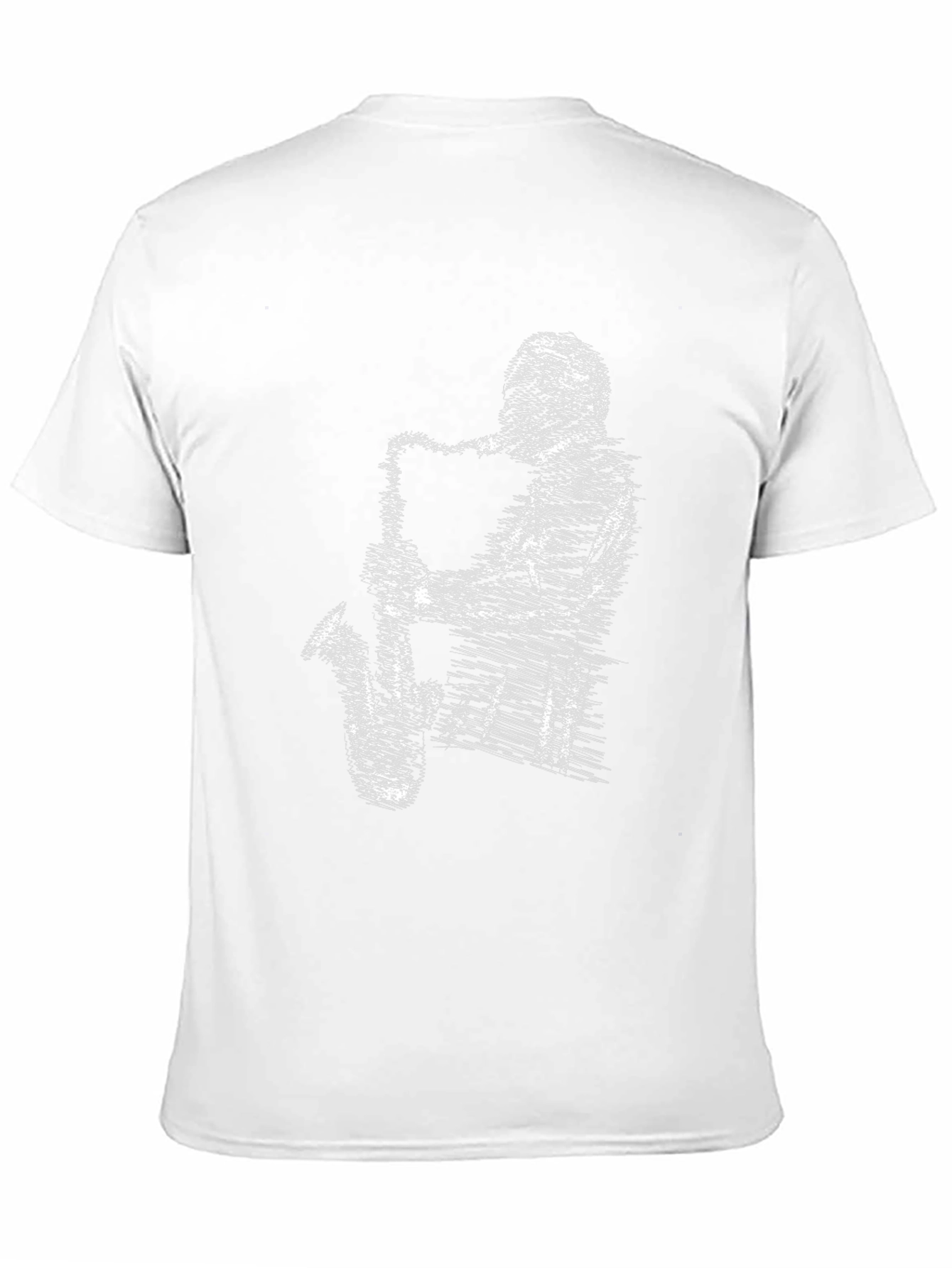 Saxophone Player Graphic Tee - Cool Music T-Shirt