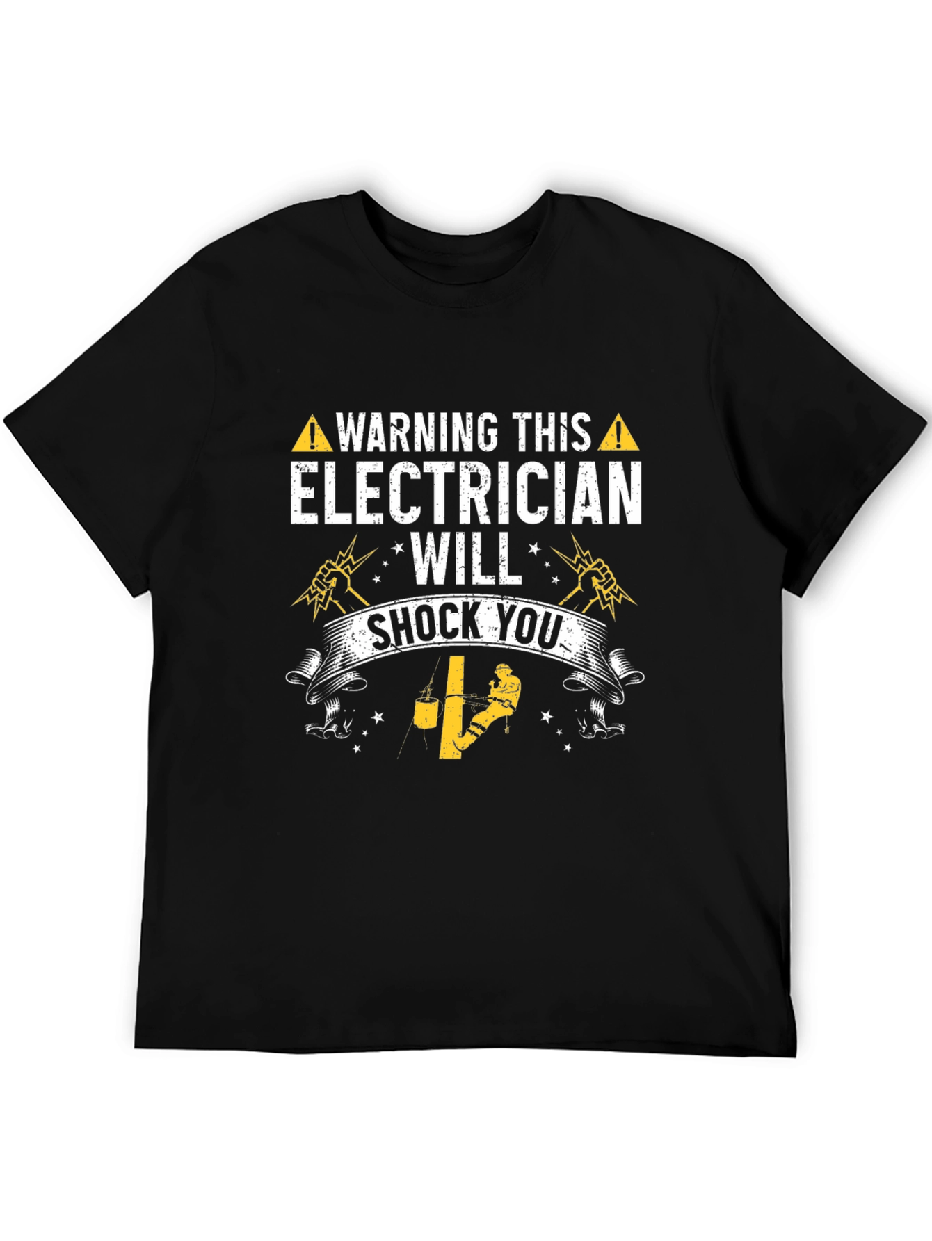 Warning Electrician T-Shirt
