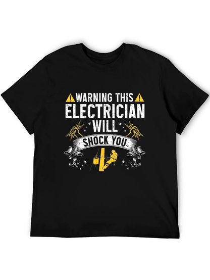 Warning Electrician T-Shirt