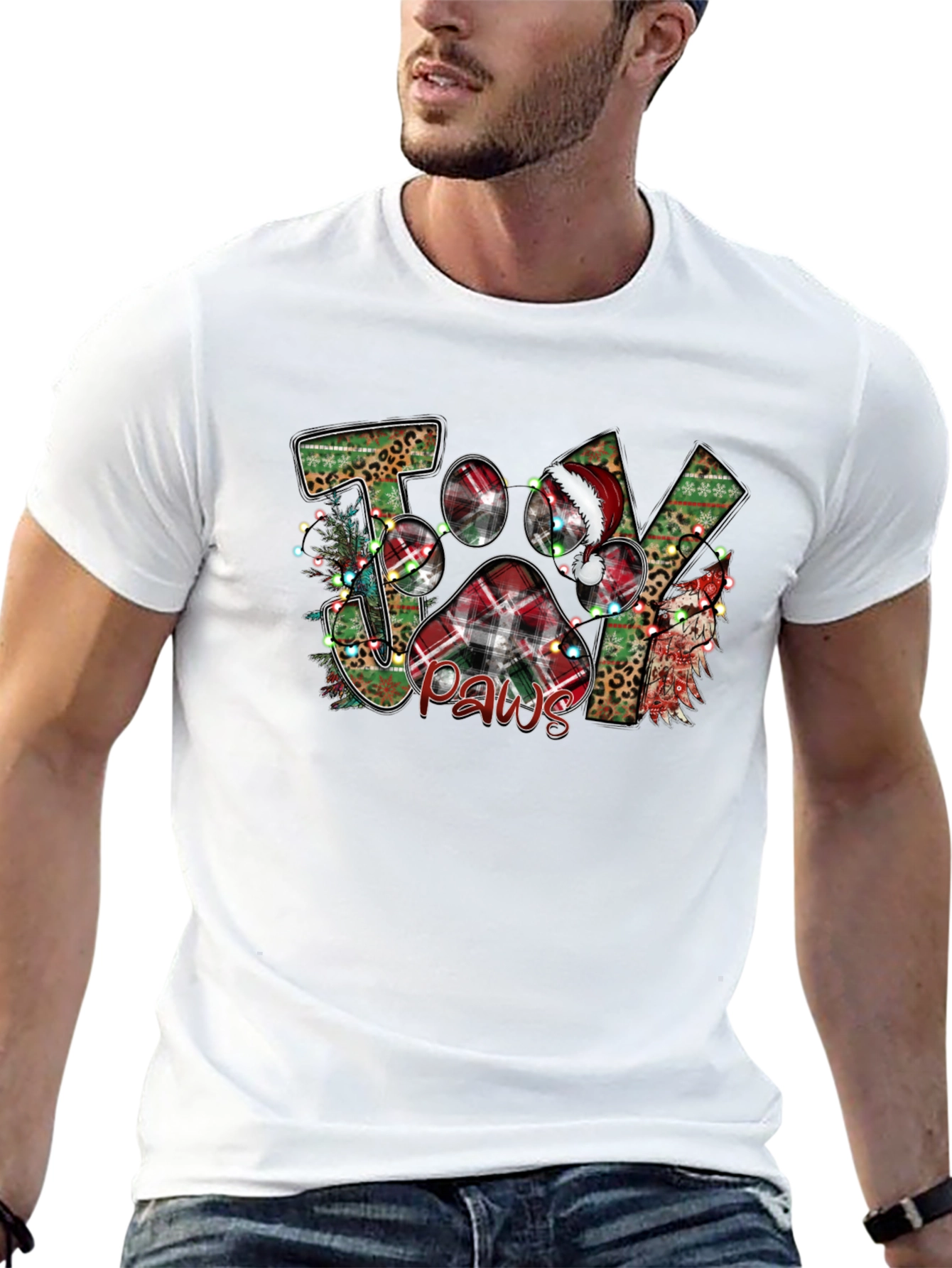 Joy Paws Christmas Graphic Tee