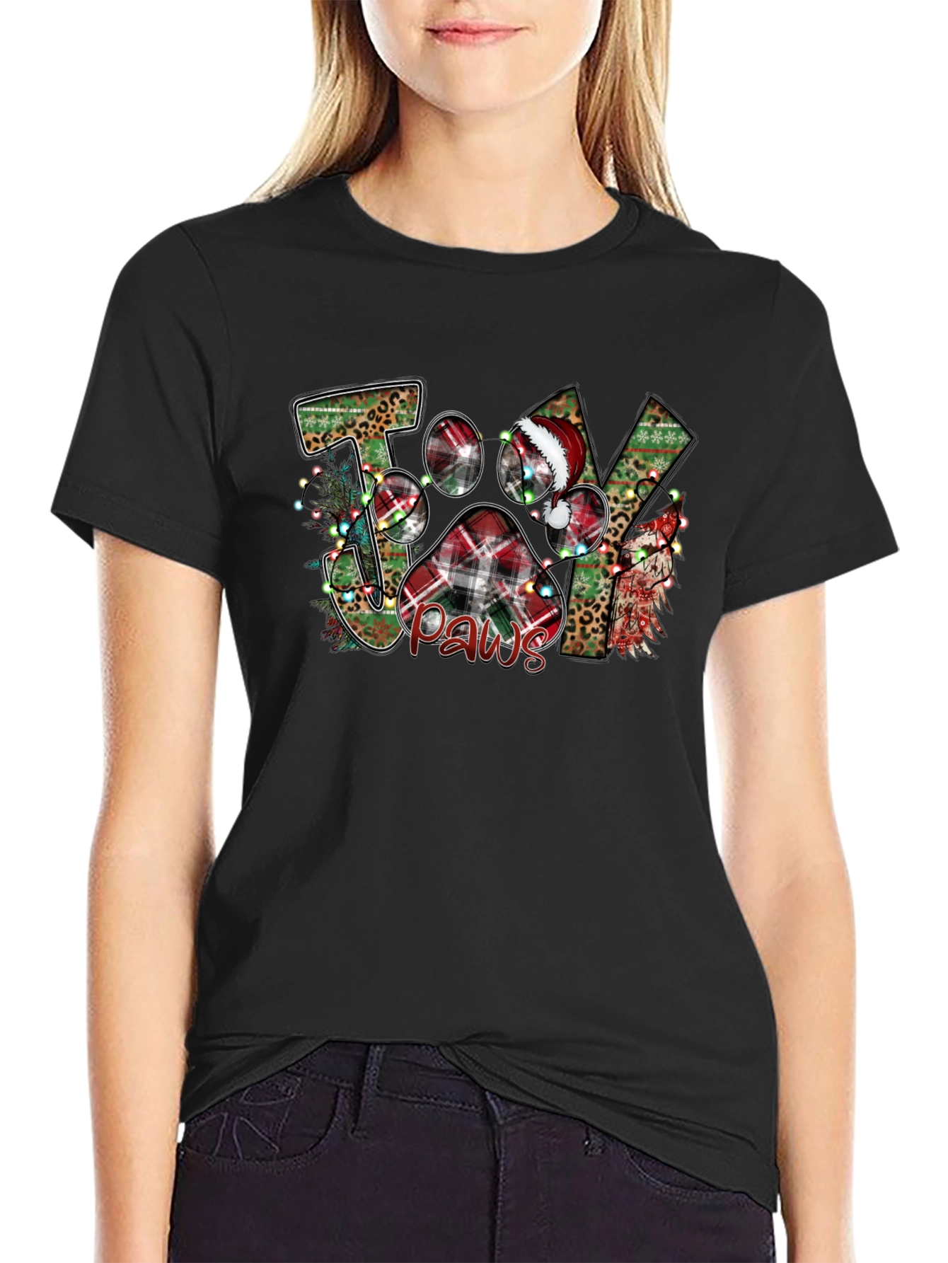 Joy Paws Christmas Graphic Tee