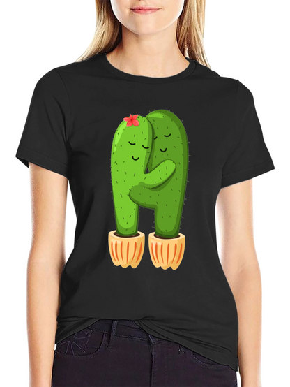 Cactus Hug T-Shirt - Cute and Comfy!