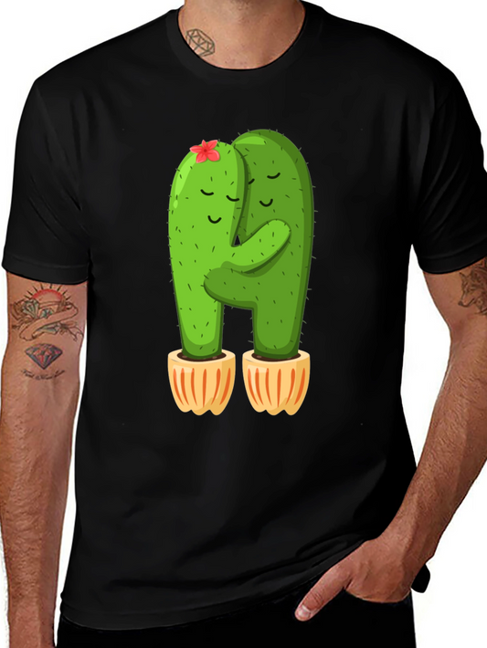 Cactus Hug T-Shirt - Cute and Comfy!