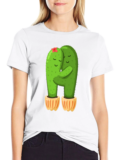 Cactus Hug T-Shirt - Cute and Comfy!