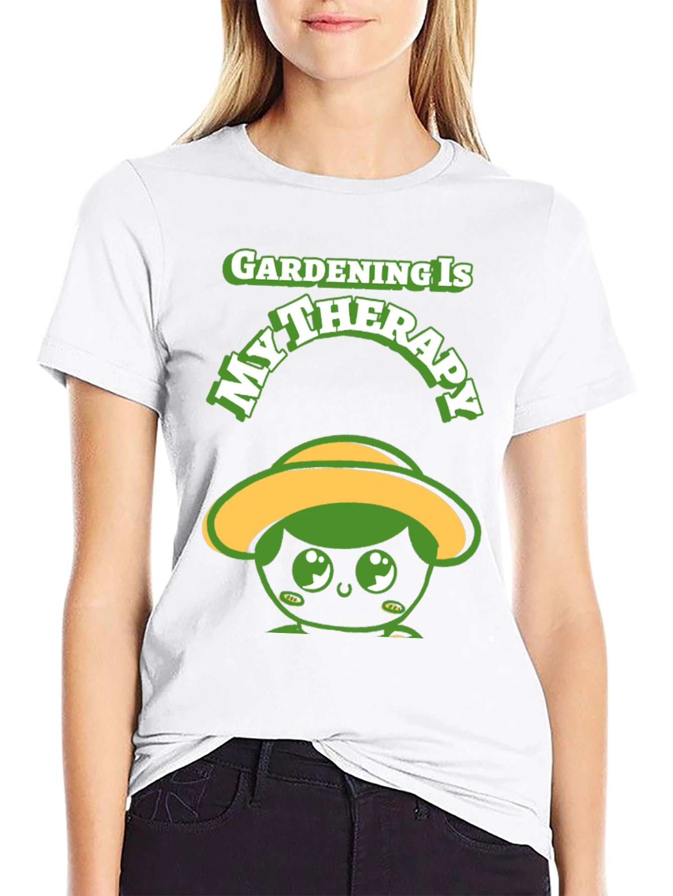 Gardening Therapy T-Shirt - Cute Gardener Tee