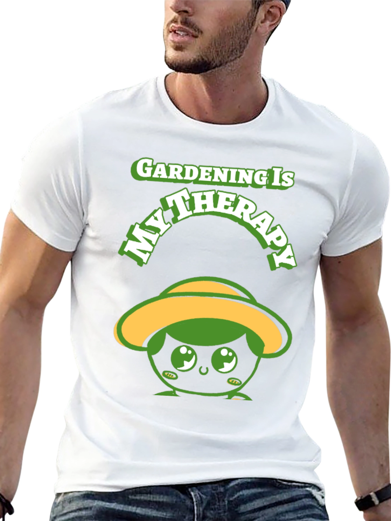 Gardening Therapy T-Shirt - Cute Gardener Tee