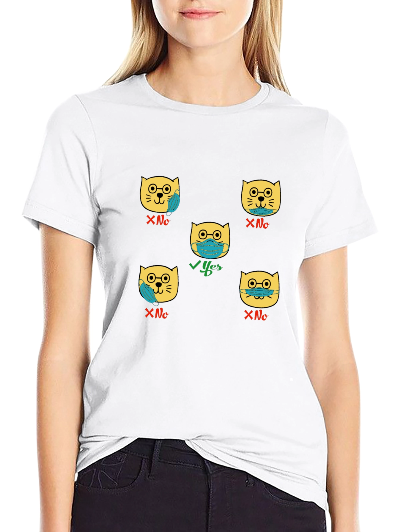 Funny Masked Cat T-Shirt