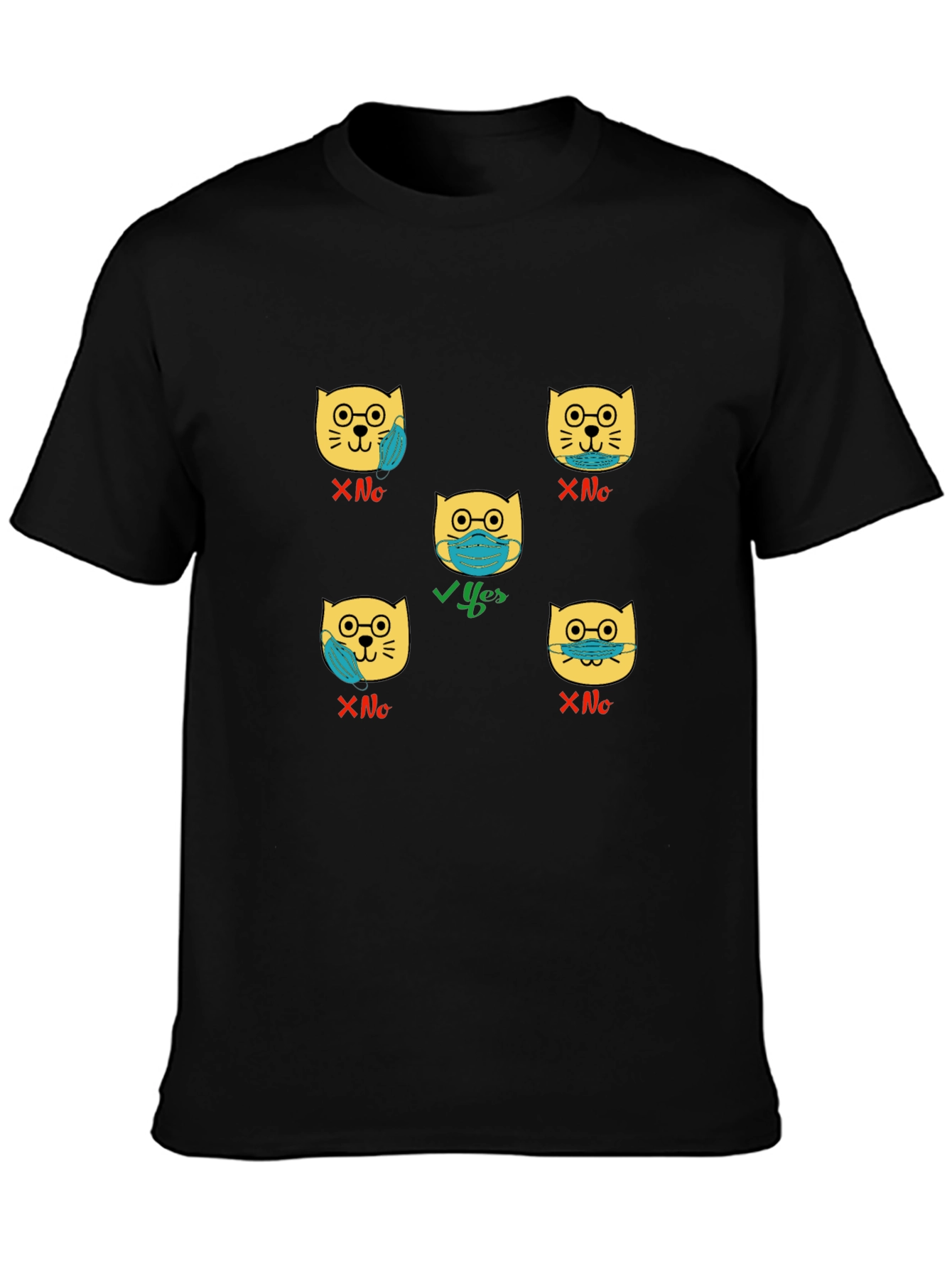 Funny Masked Cat T-Shirt