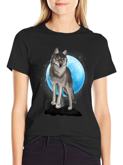 Wolf Moon Graphic T-Shirt