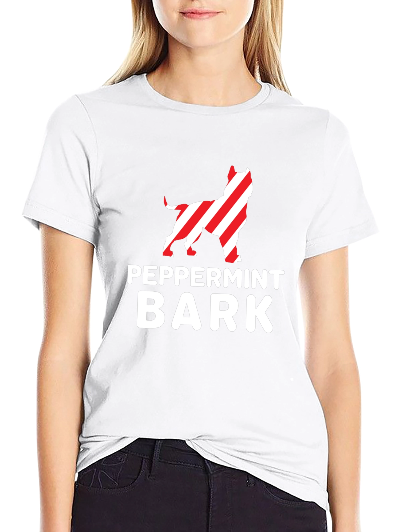 Peppermint Bark Dog Graphic Tee