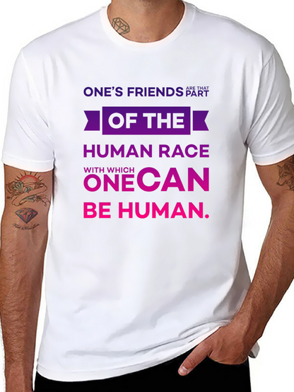 Human Race T-Shirt - Inspiring Graphic Tee