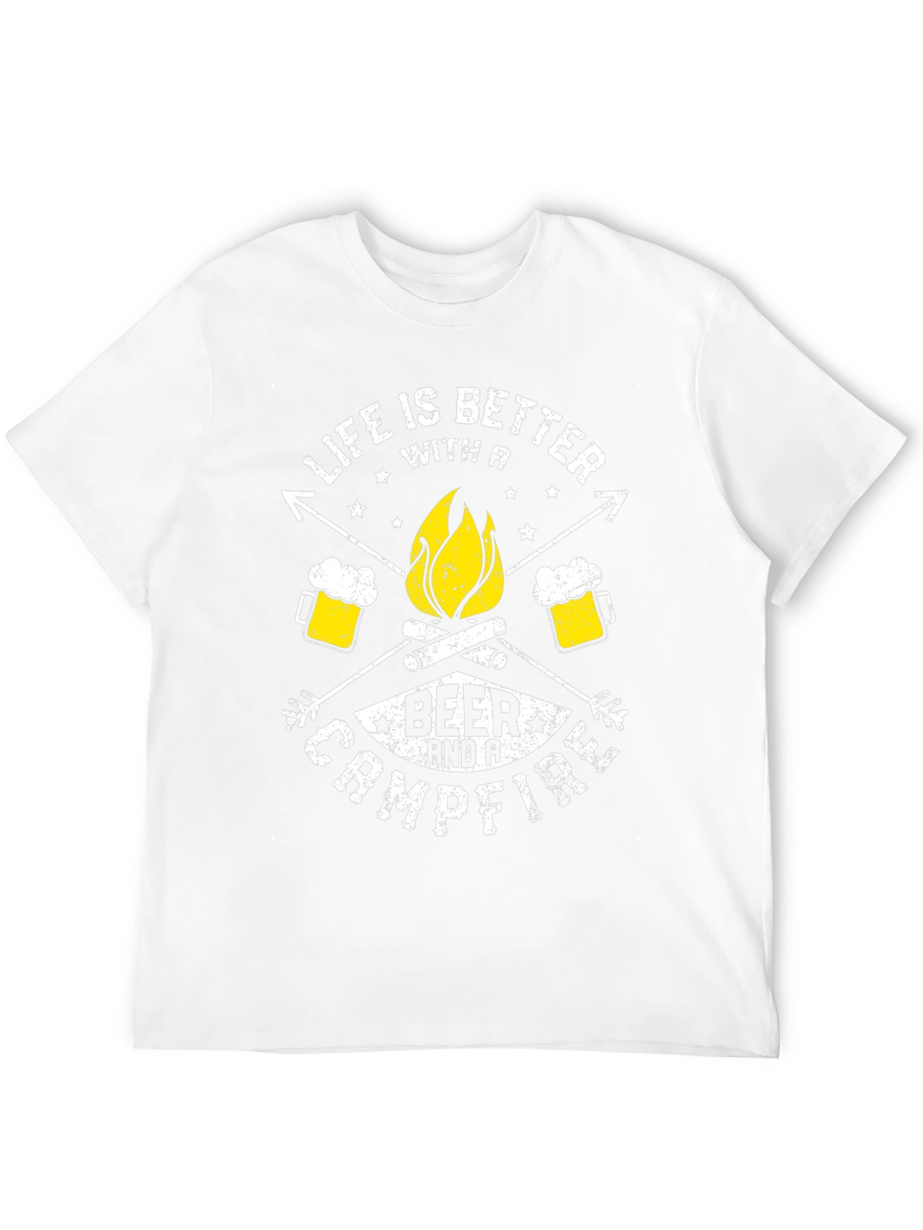 Life Is Better With A Beer & Campfire T-Shirt