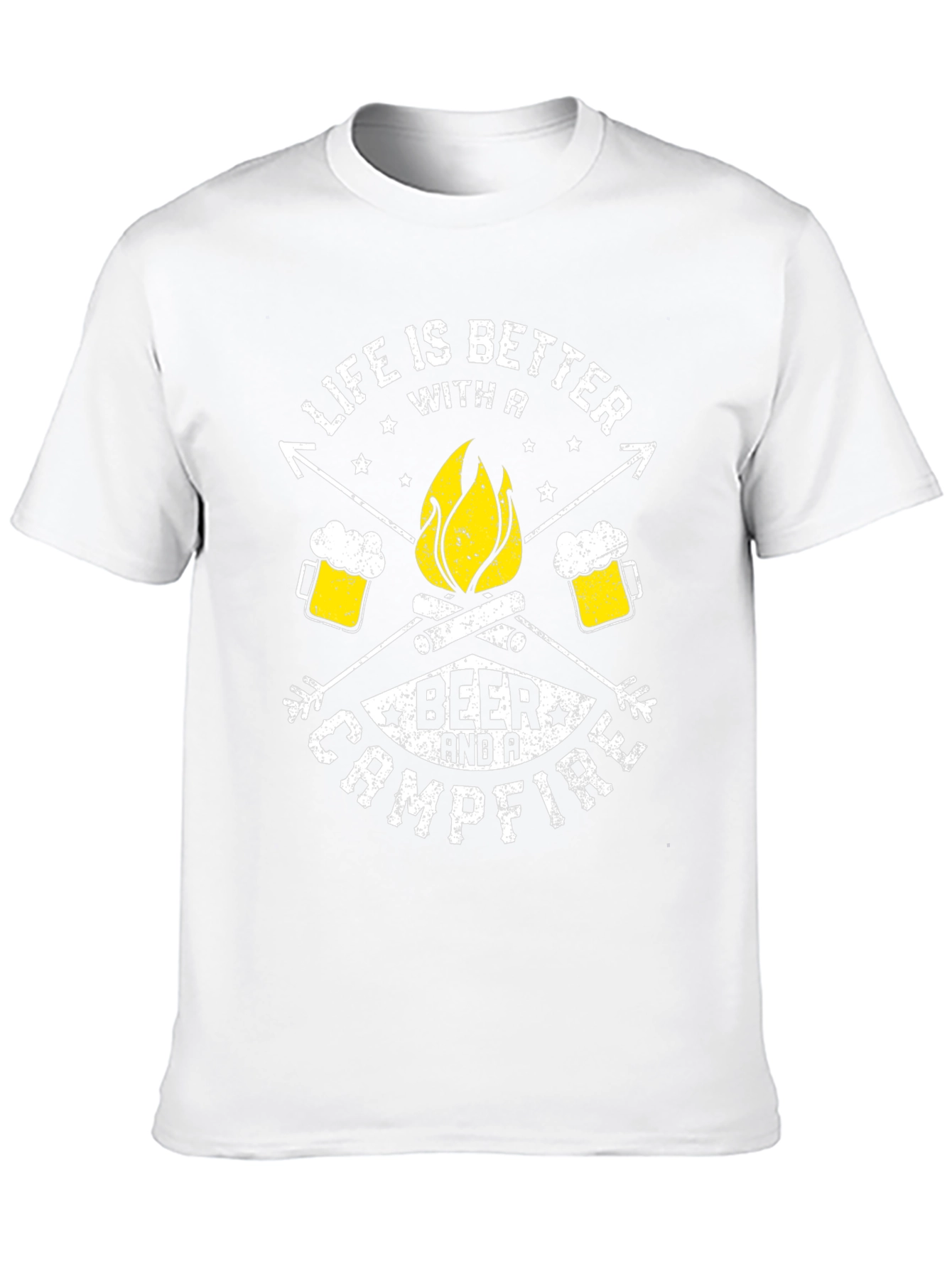 Life Is Better With A Beer & Campfire T-Shirt