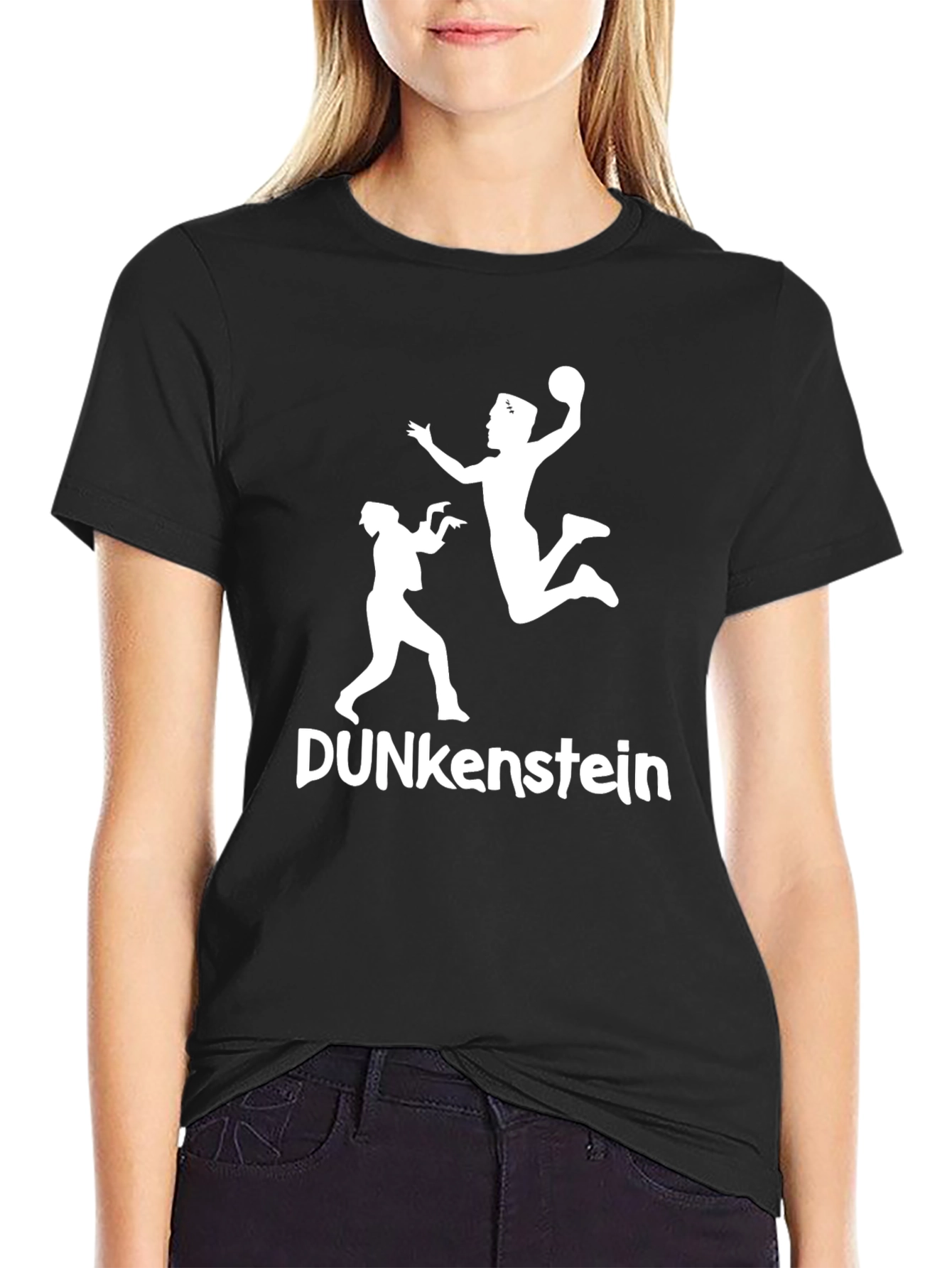 Dunkenstein Handball Graphic T-Shirt - Black